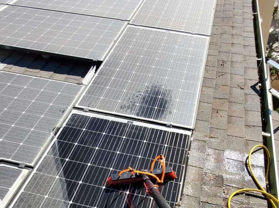 Solar Panel Cleaning Services - Window Washing Bros